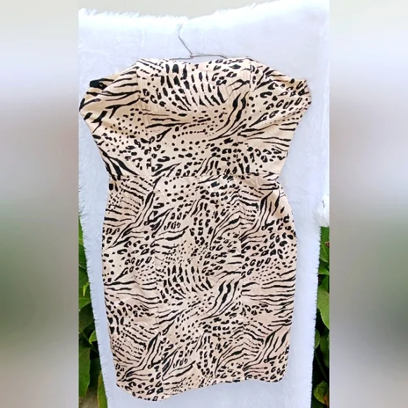 H&M tube animal print dress - Picture 2 of 8